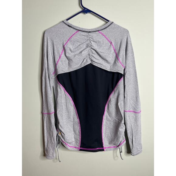 Lucy striped tech dashing run long sleeve top Large - Picture 5 of 5